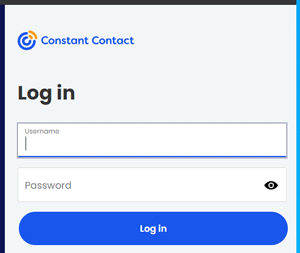 Constant Contact : Login