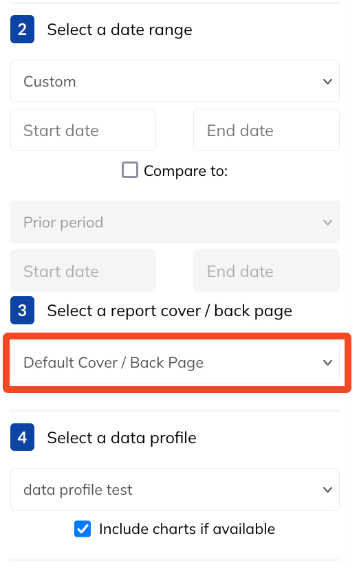 QuickReports_Coverpagedropdown.png