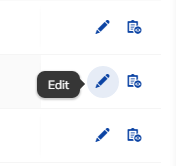 Click the pencil icon to Edit the Client