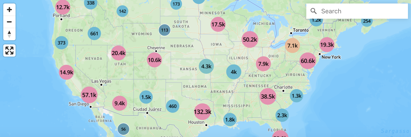 TapMap widget of US with cluster plots.png