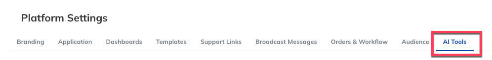 AI tools tab in Platform Settings.png