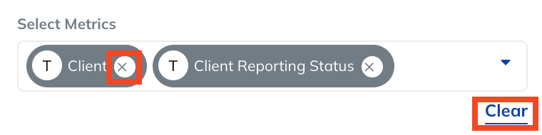 Delete Admin Widget Metrics