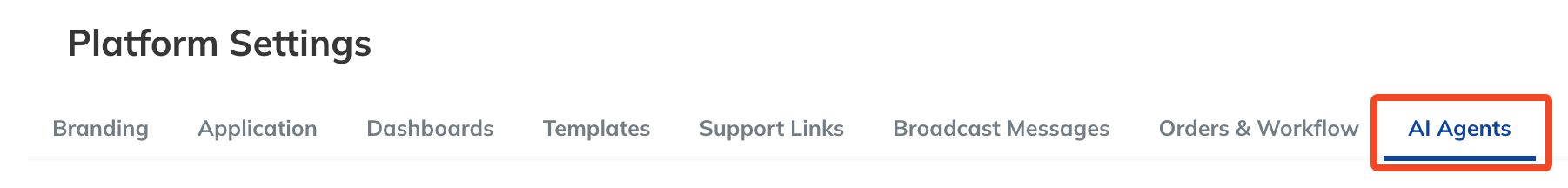 Platform Settings AI Agents Tab.png
