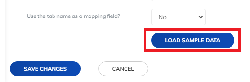 Load Sample Data Button