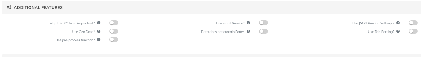 Additional Features