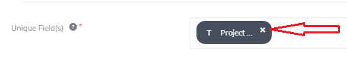 Delete Unique Field