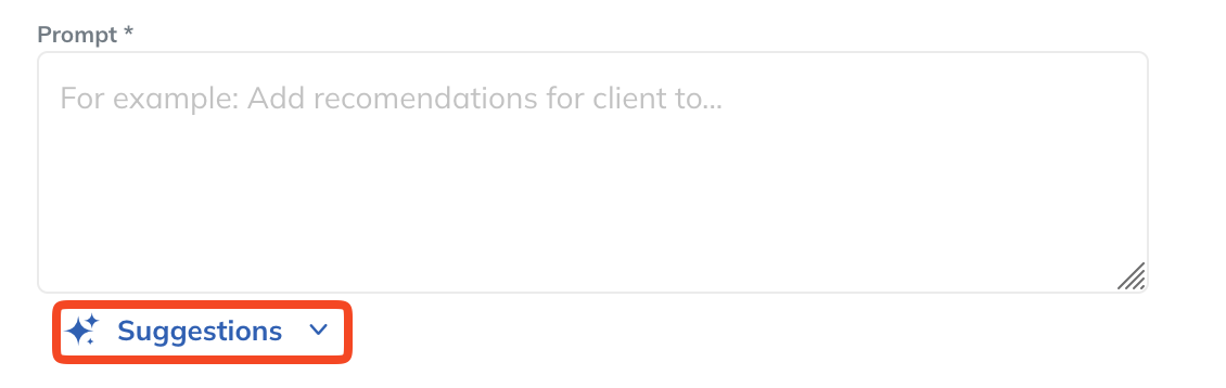 SmartSlides Prompt Field