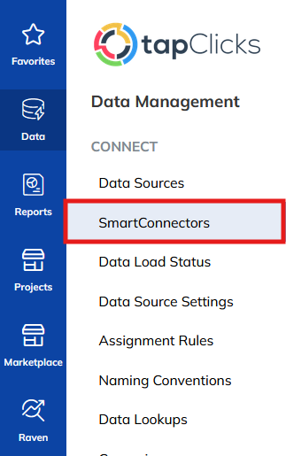 SmartConnectors Left Nav