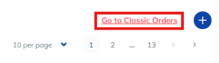 Go To Classic Orders Button