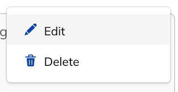 Edit and Delete Options for an Annotation